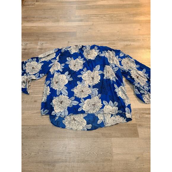John Paul Richard 3x womens floral blouse - Picture 4 of 9